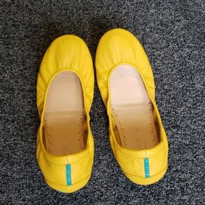 Tieks mustard yellow size 9